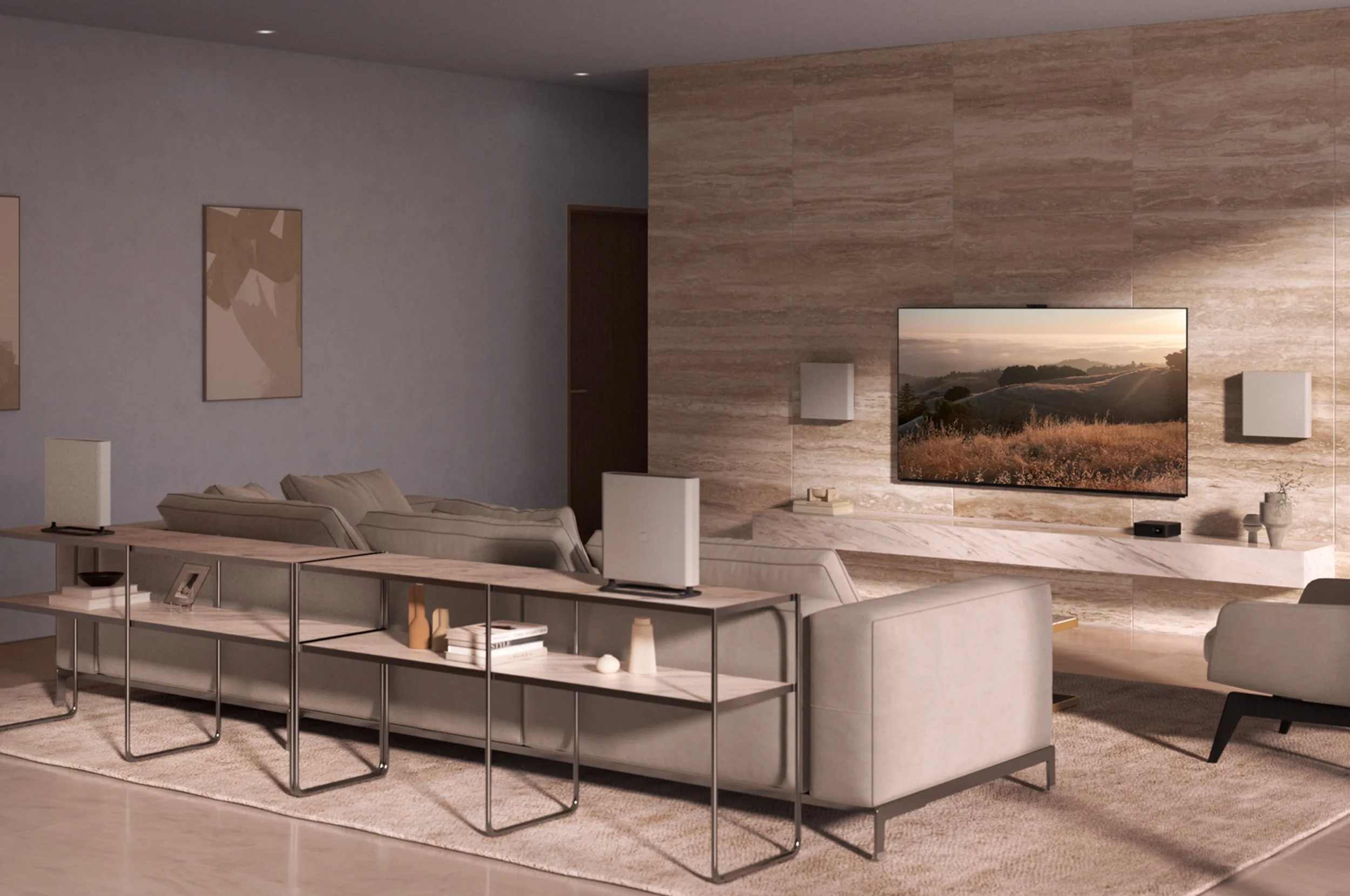Sony 85 BRAVIA 7   BRAVIA Theater Quad   SA-SW5 TV UHD 4K