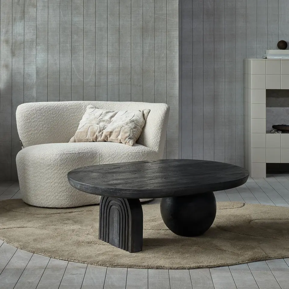 WOOOD Alya Vloerkleed - Polyester - Bruin - 1x170x240