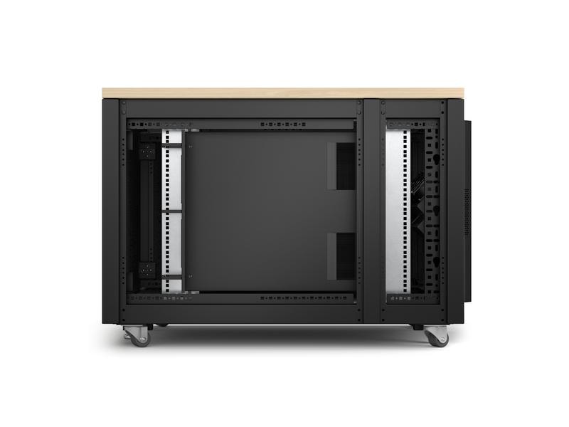 APC Netzwerkschrank NetShelter CX AR4012A Soundproof 12HE APC NetShelter Soundproof Serverschrank, 12HE, 110-240V, 783H x 750W x 1134D mm, Ahorn