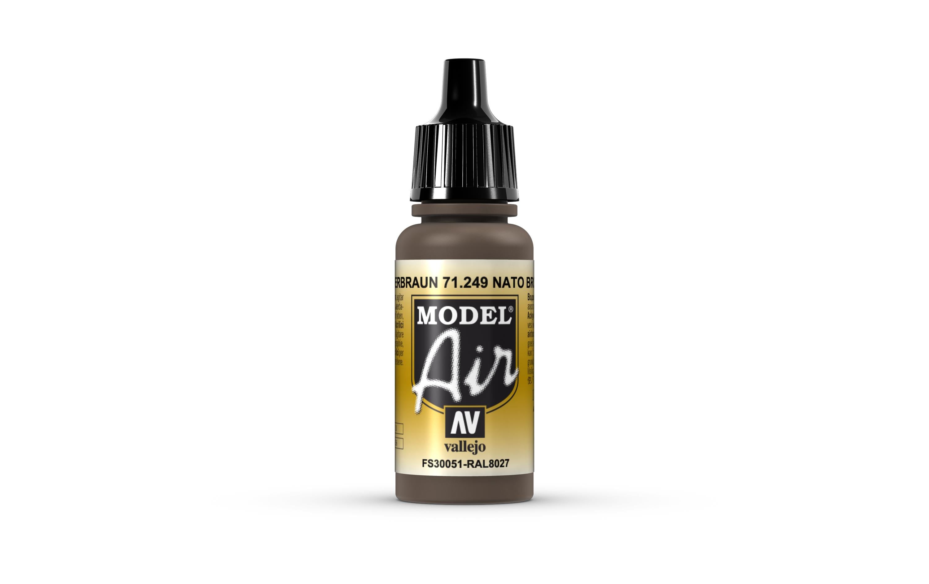 Airbrushfarbe NATO-Braun 17 mlAcryl Model Air Color für Airbrush