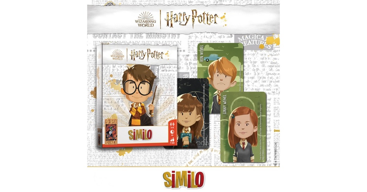 999 GamesSimilo: Harry Potter Kaartspel  (Nederlands, 2 - 8 spelers, 10 minuten, Vanaf 7 jaar)