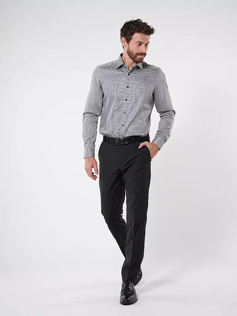 OLYMP LEVEL FIVE Hemd Body Fit schwarz