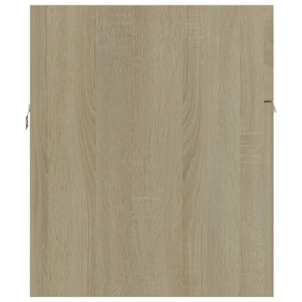 vidaXL - Wastafelkast - Bruin - Bewerkt hout - 90 x 38.5 x 46 cm
