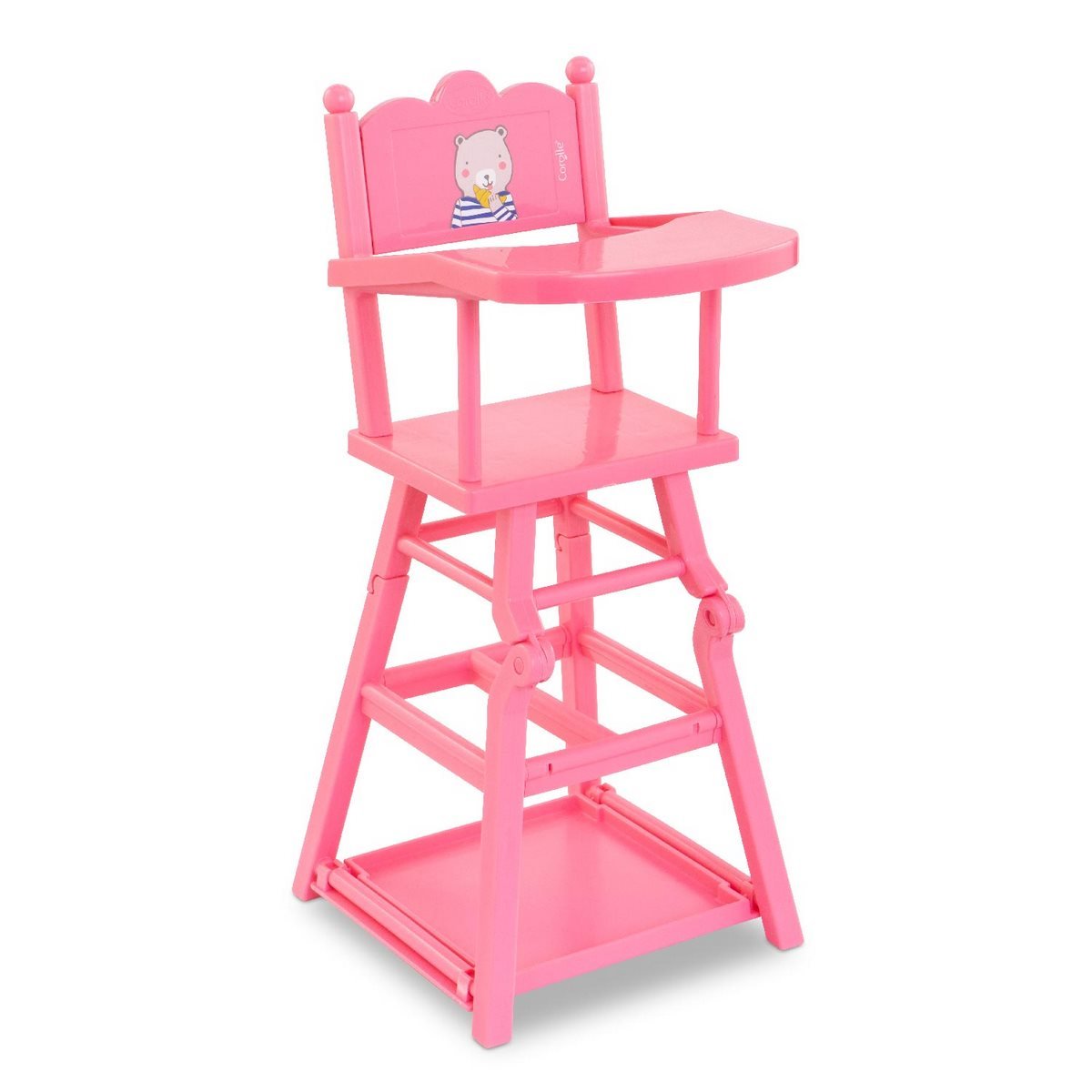 Chaise Haute rose Mon Grand Poupon