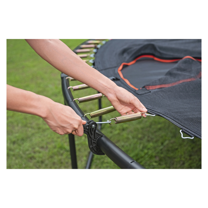 Trampoline med sikkerhetsnett Ø4,27 m