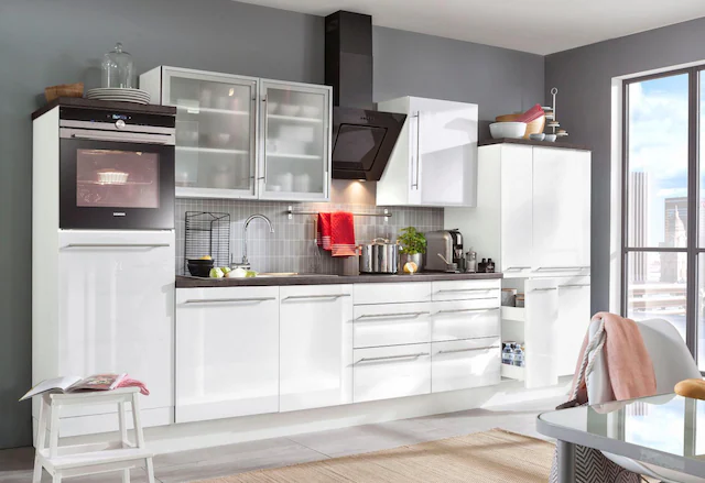 OPTIFIT Backofenumbauschrank »Bern« 60 cm breit, 176 cm hoch, höhenverstellbare Stellfüsse, mit Metallgriff
