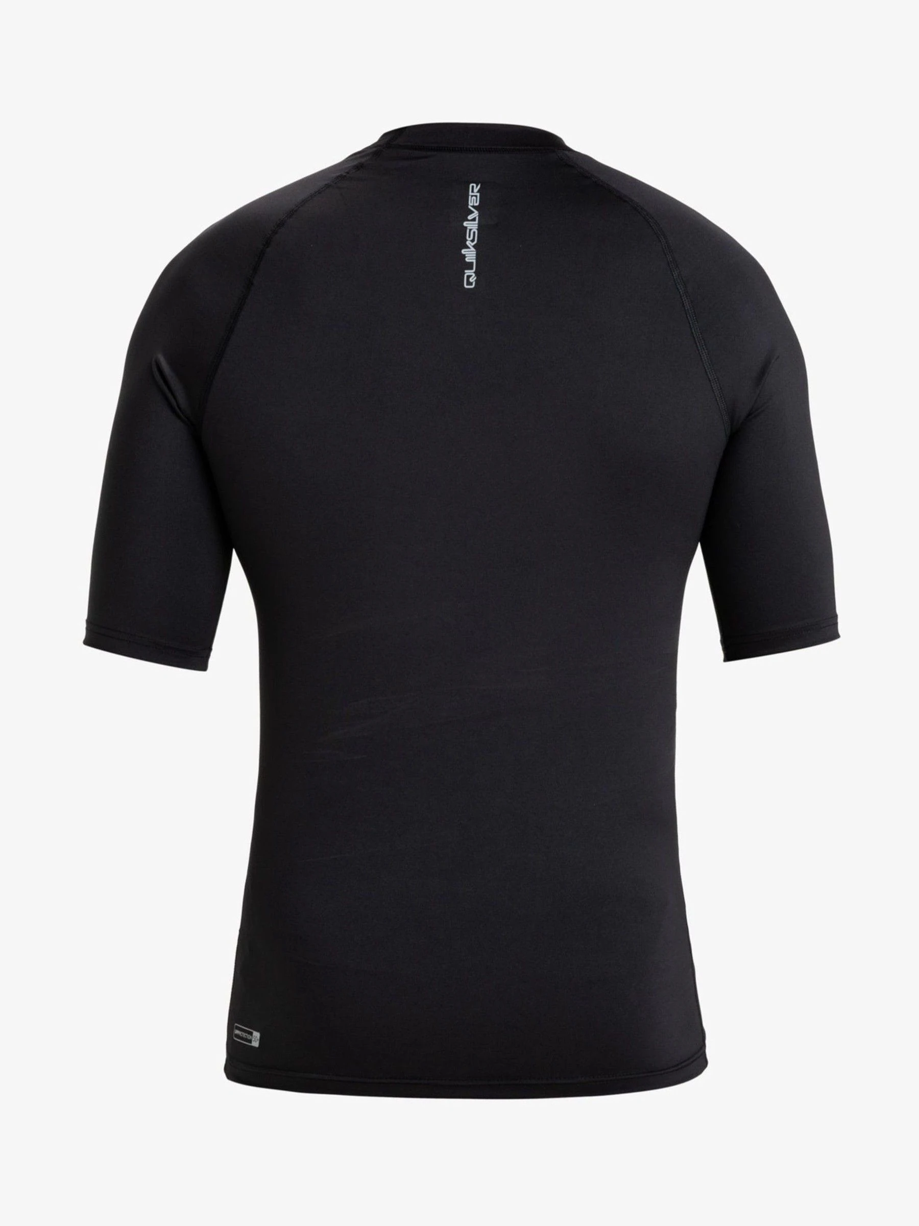 Zwart - Quiksilver UPF50 uv-werend hemdje met korte mouwen