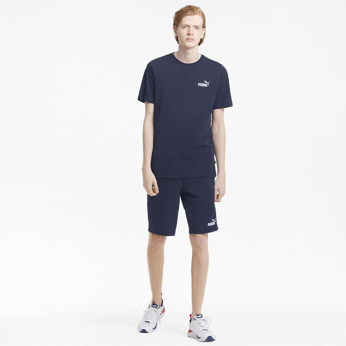 PUMA<br>Shorts com logo pequeno essencial