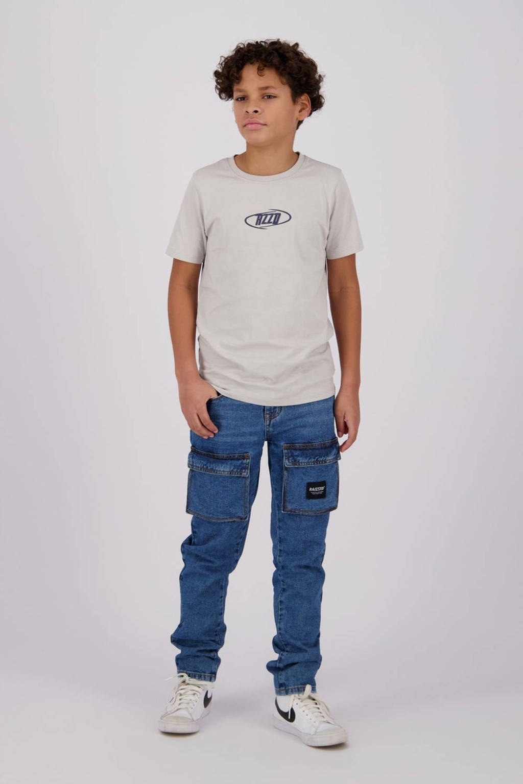 Raizzed straight leg jeans Denver cargo vintage blue
