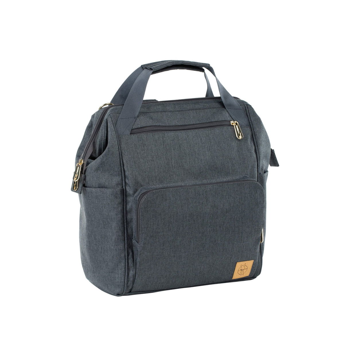 LässigLässig   Goldie Wickelrucksack anthrazit muster