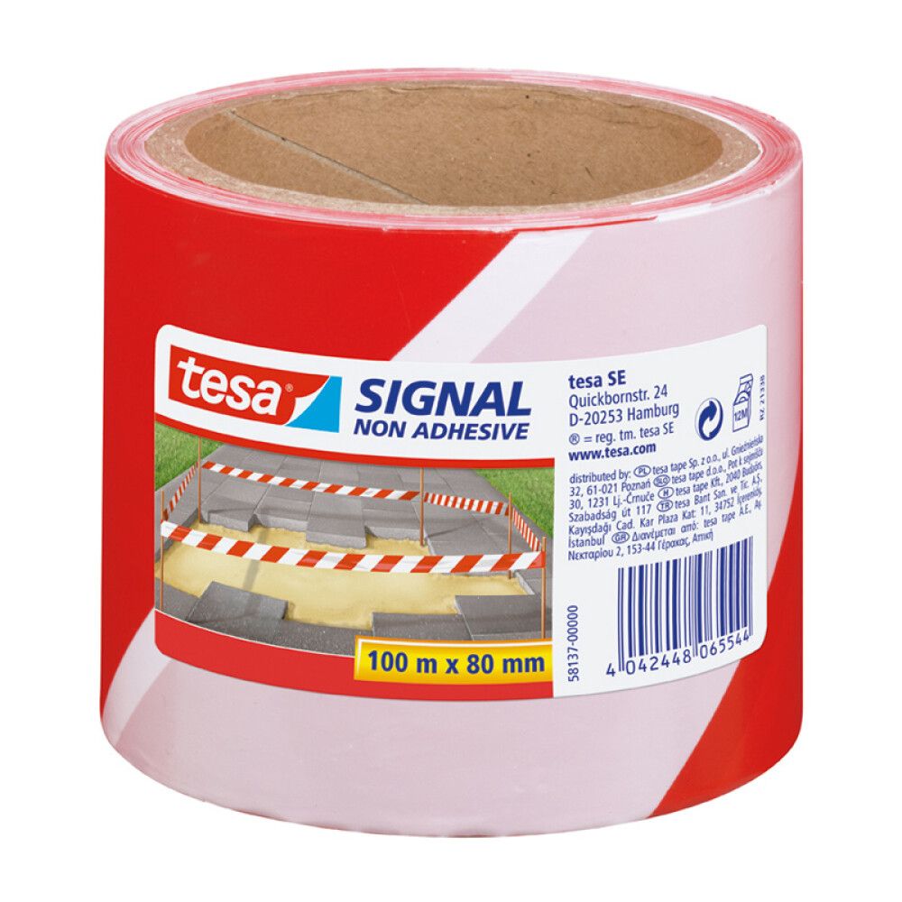SPERREBÅND TESA SPERREBÅND IKKE KLEBENDE 100MX80MM
