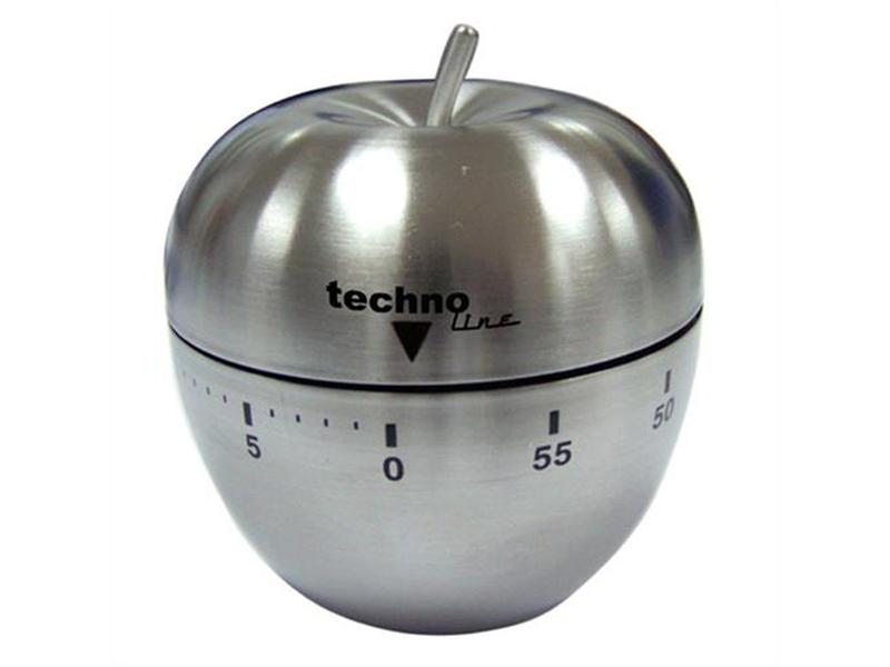 Technoline Küchentimer KZW III Silber Küchenuhr aus Metall