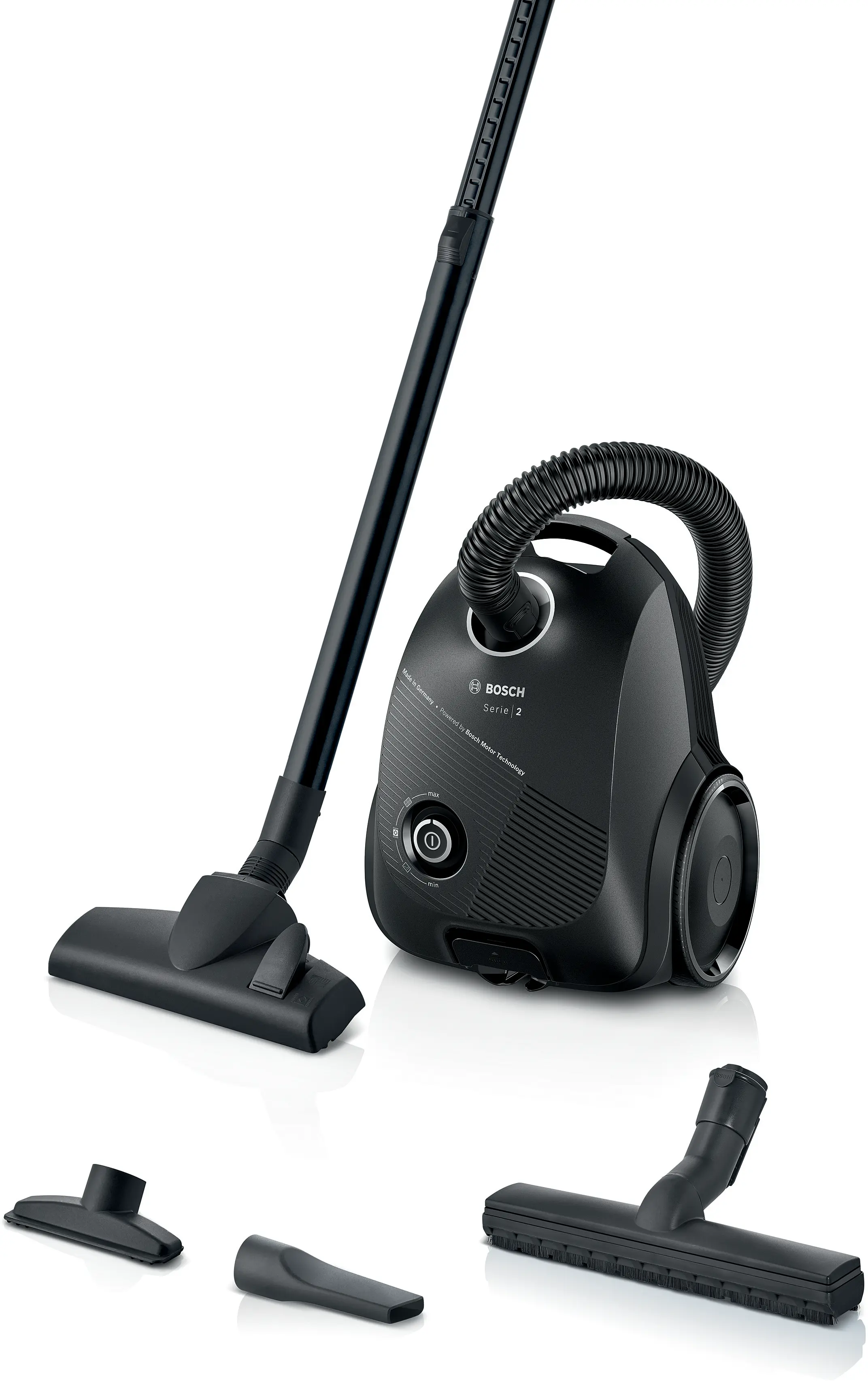 Serie 2 Stofzuiger met zak Zwart