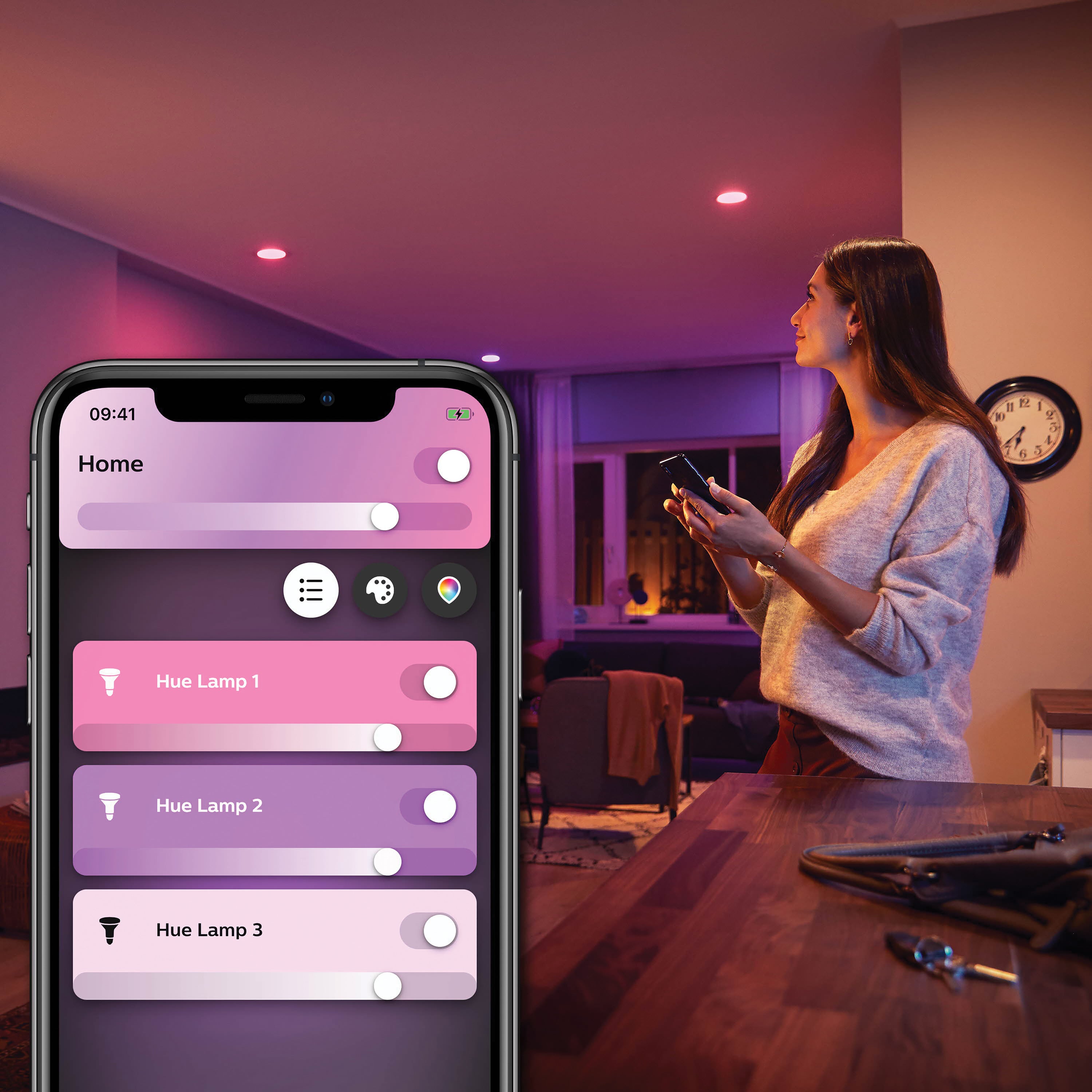 Philips Runner Opbouwspot - Hue White & Color Ambiance