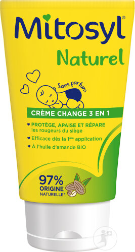 Mitosyl Naturel Crème Change 3-En-1 Sans Parfum Tube 70ml