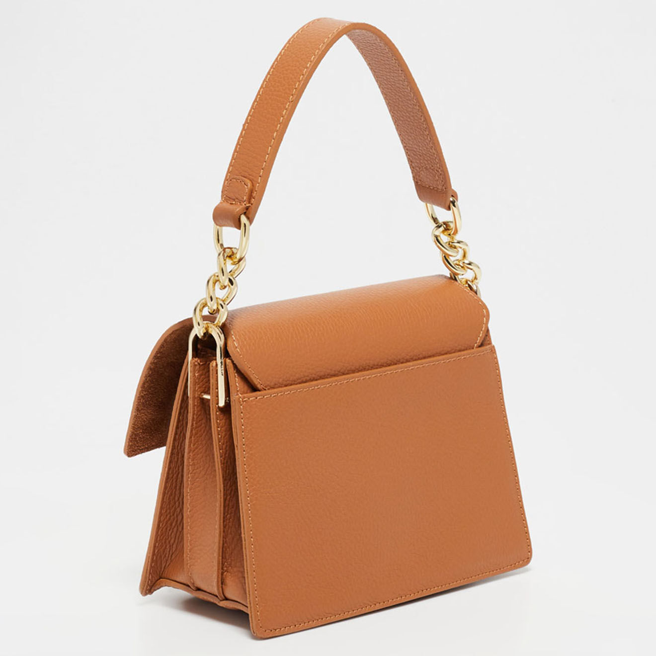 Christian Laurier Sac bandoulière en Cuir Adriana camel - 21.5x16x10 cm