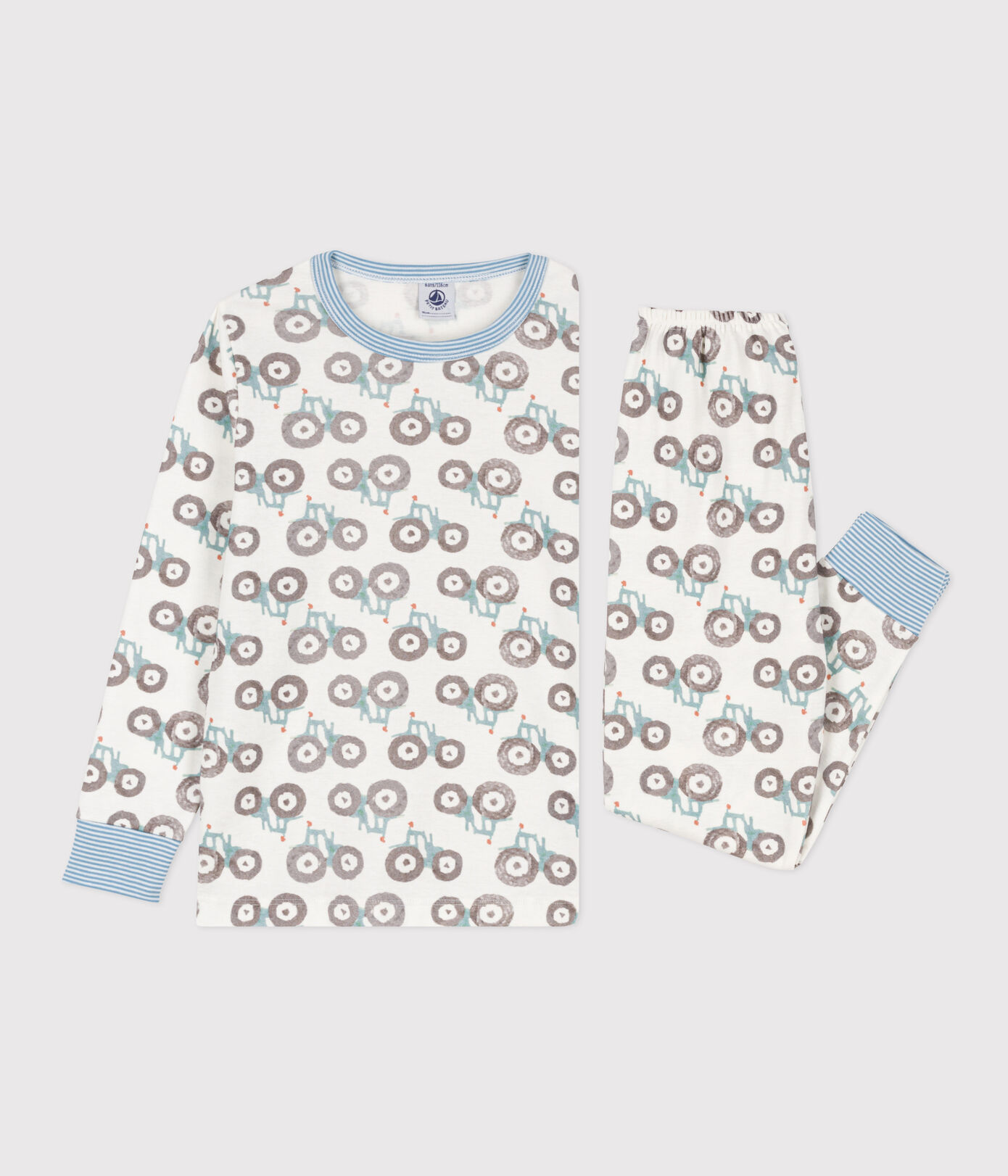 Pyjama tracteur petite fille/petit garçon en coton