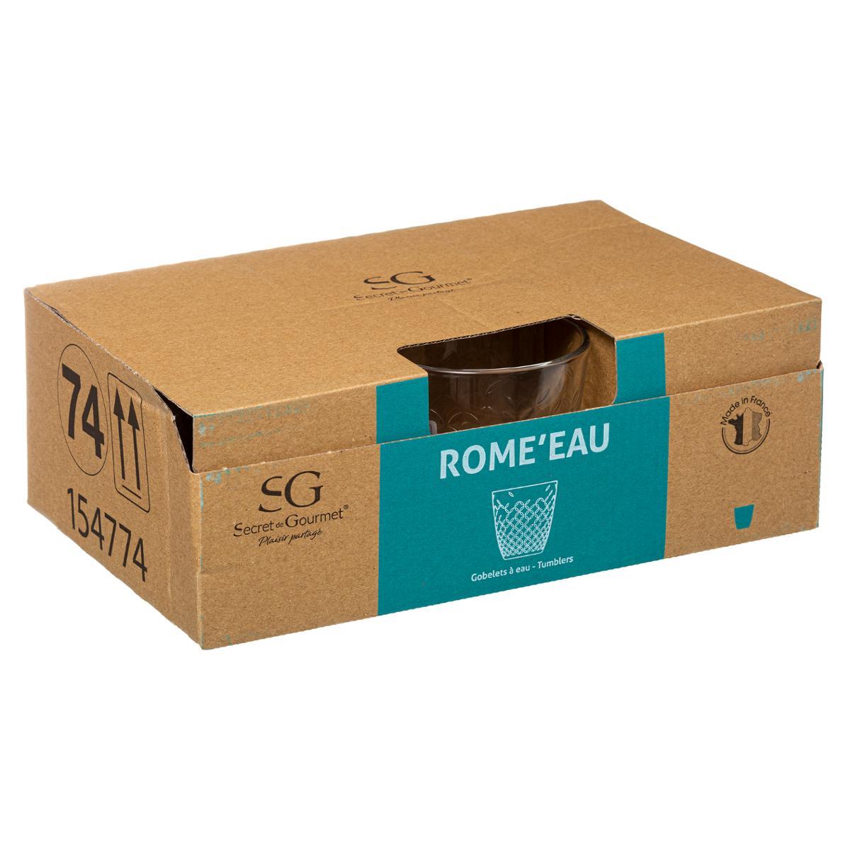GOBELET BAS X1 ROME EAU 25CL
