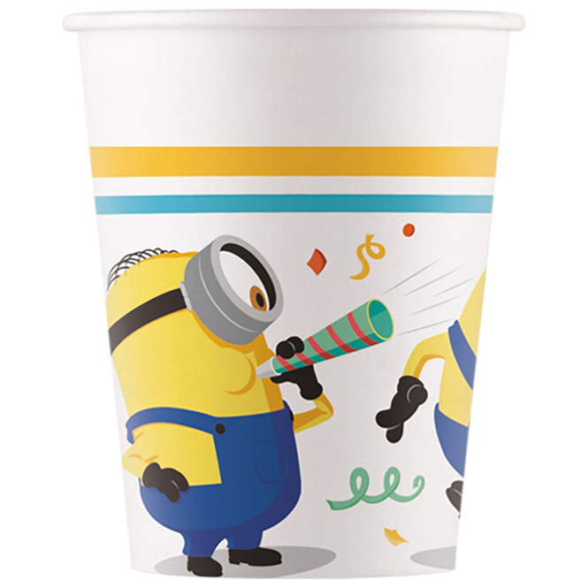 Minions - Partybecher - 8 Stück - ca. 200 ml