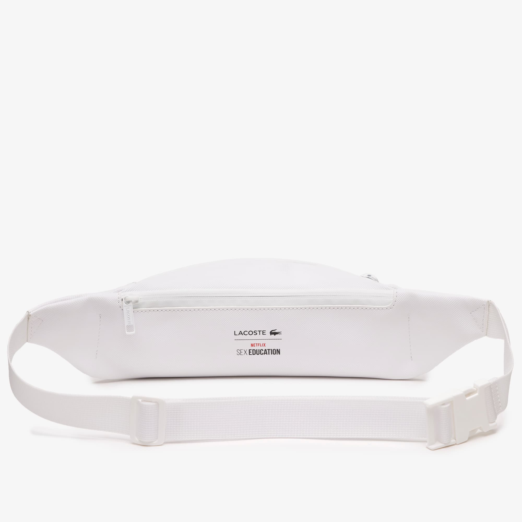 Sac banane unisexe Lacoste x Netflix avec imprimé crocodile Sacs banane - Blanc - Lacoste - Unisex