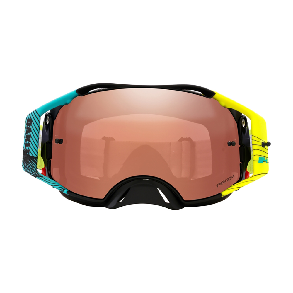 Oakley - Masque Airbrake MX Jeffrey Herlings Signature - Ecran Prizm Bleu / Jaune / Noir