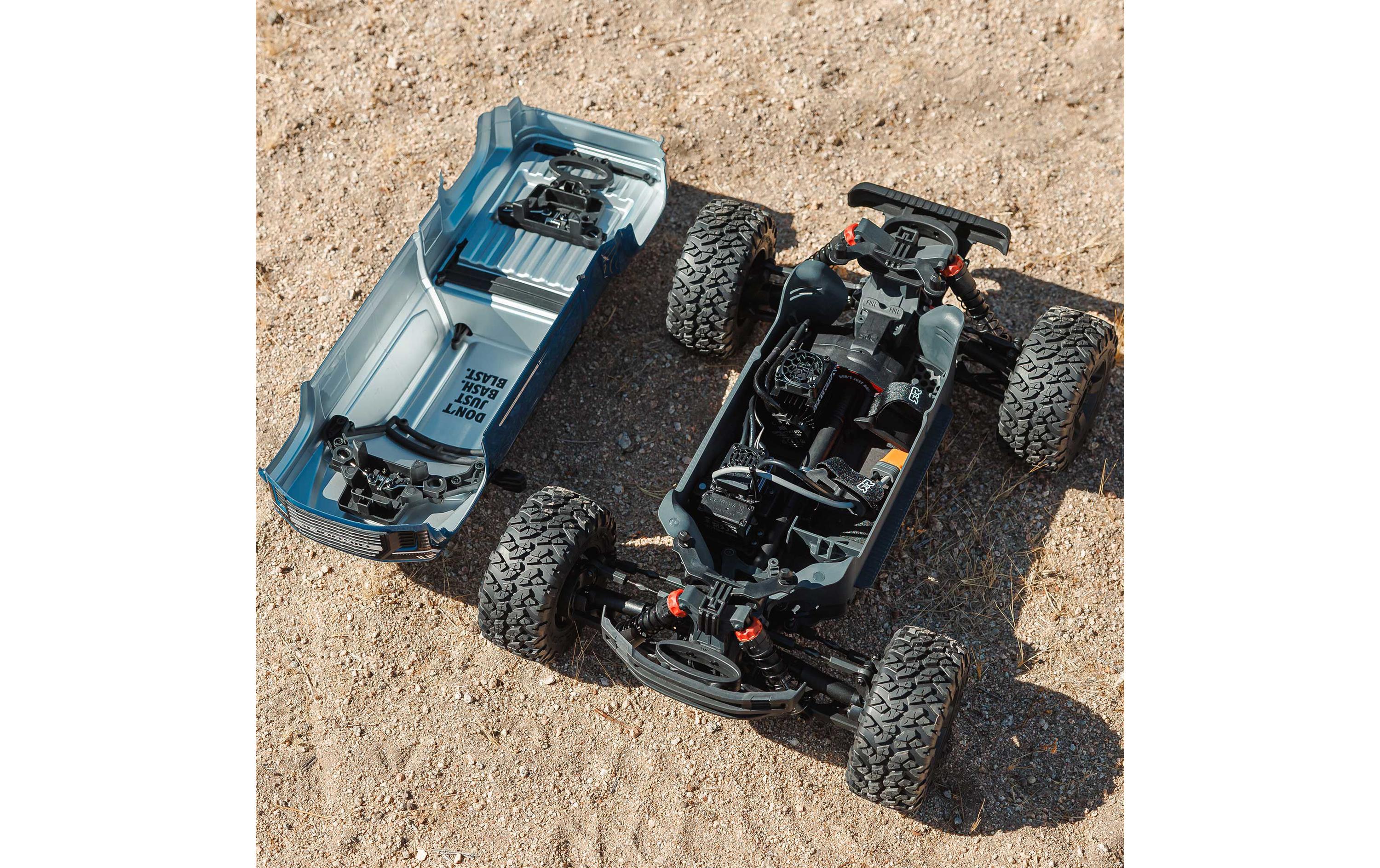 Monster Truck Big Rock BLX 223S, Blau ARTR, 1:10<br>4 x 4 Off-Road Model