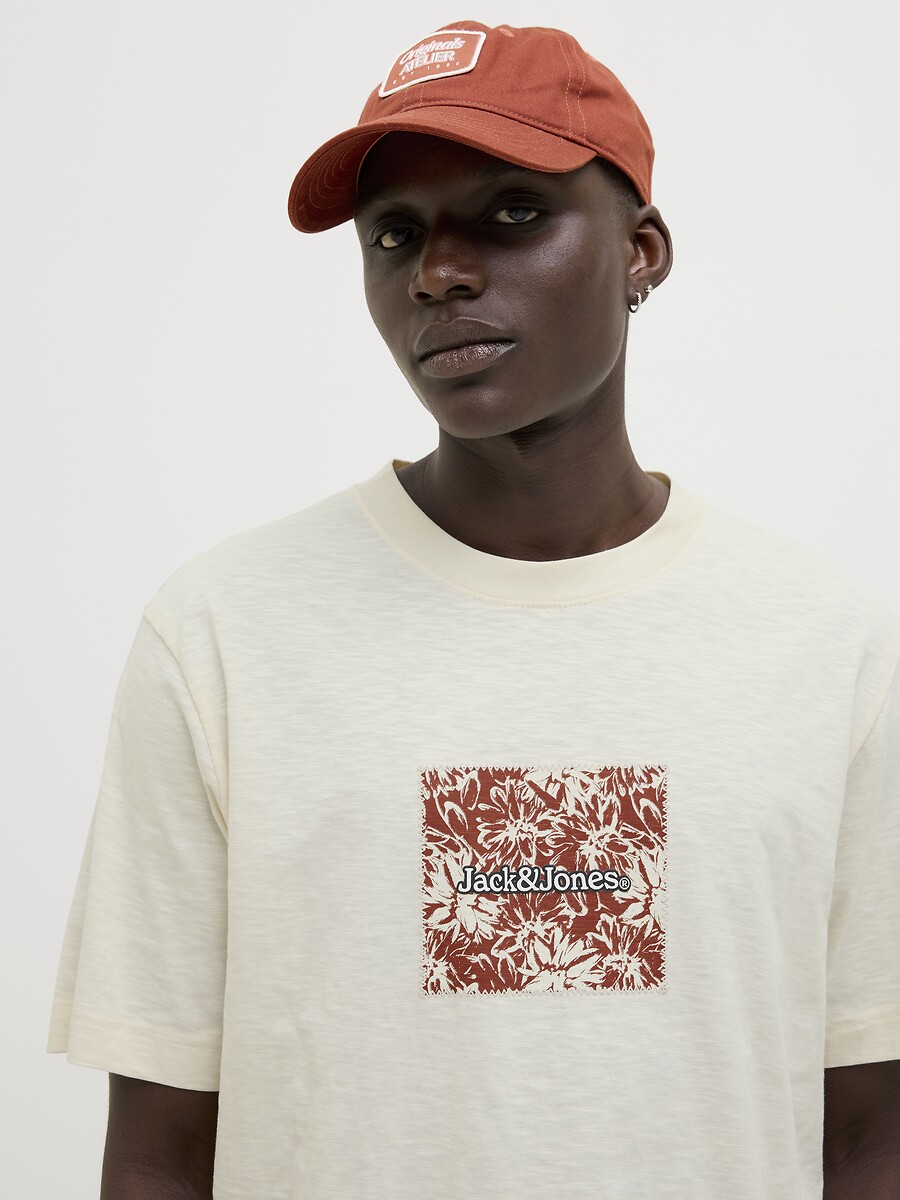 JACK & JONES<br>Camiseta com hals redondos e logotipo
