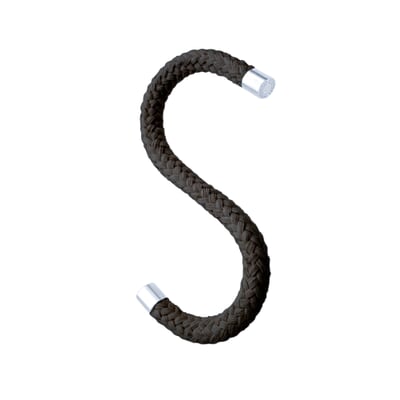 Kleiderhaken Rope Hook, Schwarz