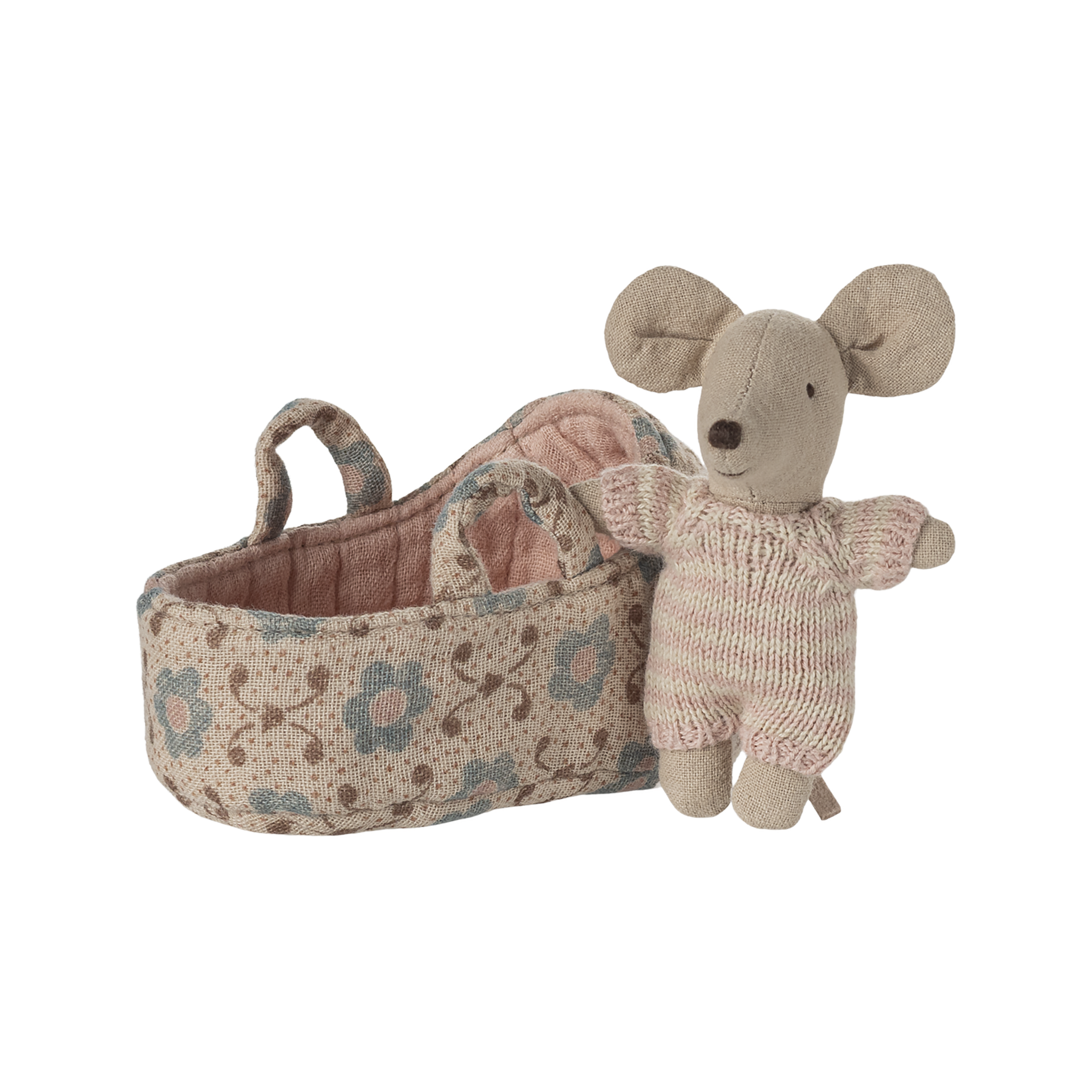 Maileg Babymaus in Tragetasche Rose