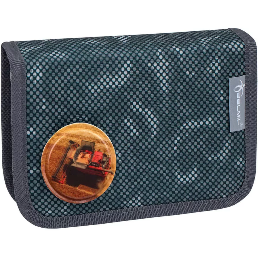 Belmil Schulranzen Classy Schulranzen Set 6-teilig mit Brustgurt Dark Dots