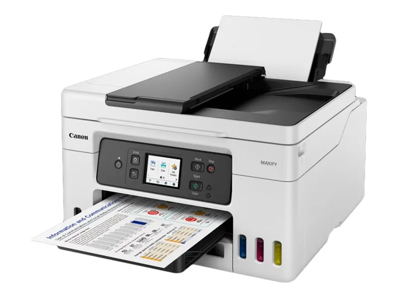 Canon MAXIFY GX4050 - Multifunktionsprinter - farve - blækprinter - kan genopfyldes - Legal (216 x 356 mm) (original) - A4/Legal (medie) - op til 18 ipm (udskriver) - 350 ark - 33.6 Kbps - USB 2.0, Wi-Fi(ac), LAN