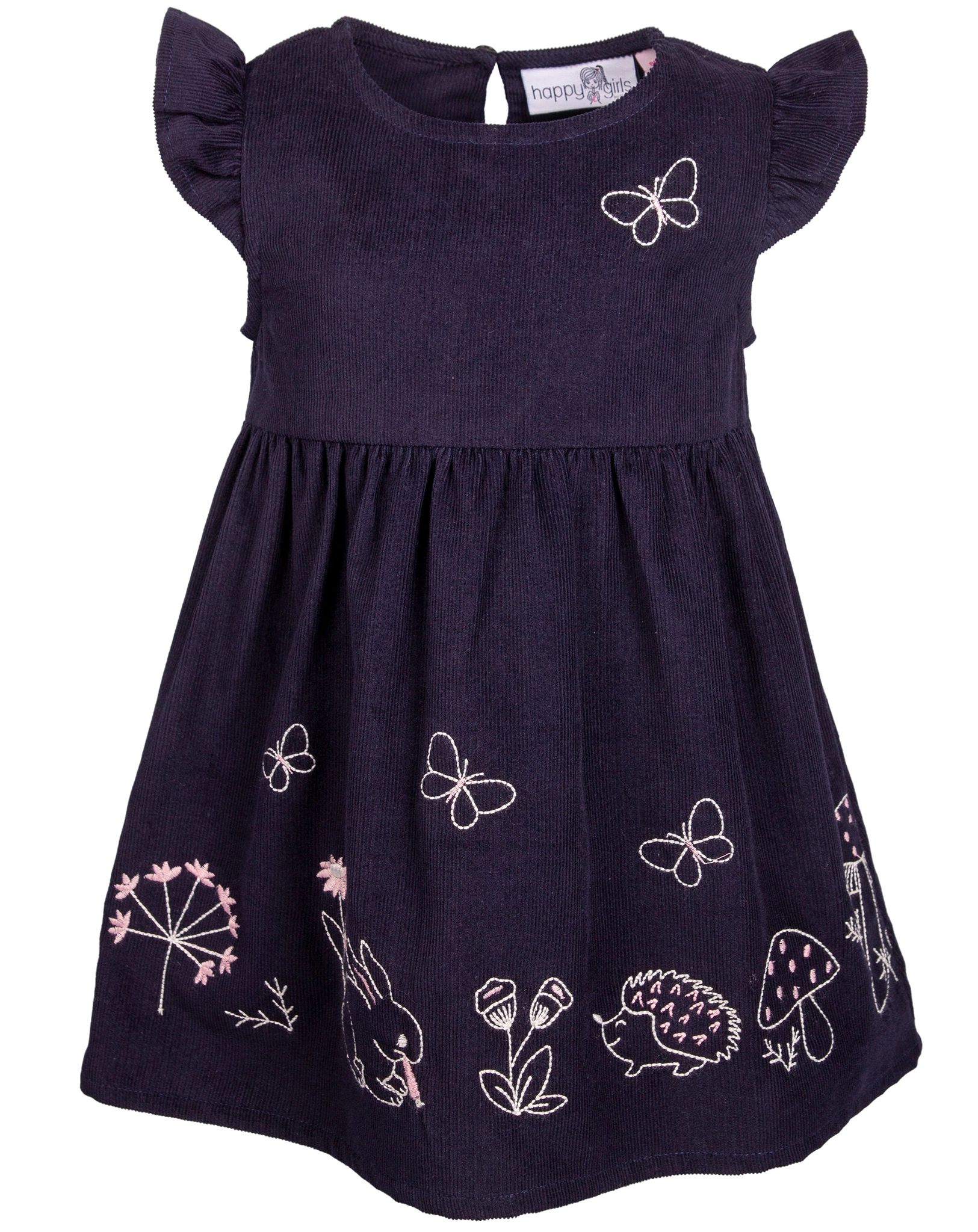 Cordkleid KANIN in navy