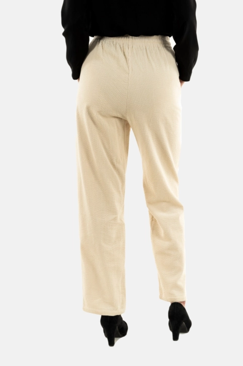 Pantalons grace & mila nicolas_22616 ecru