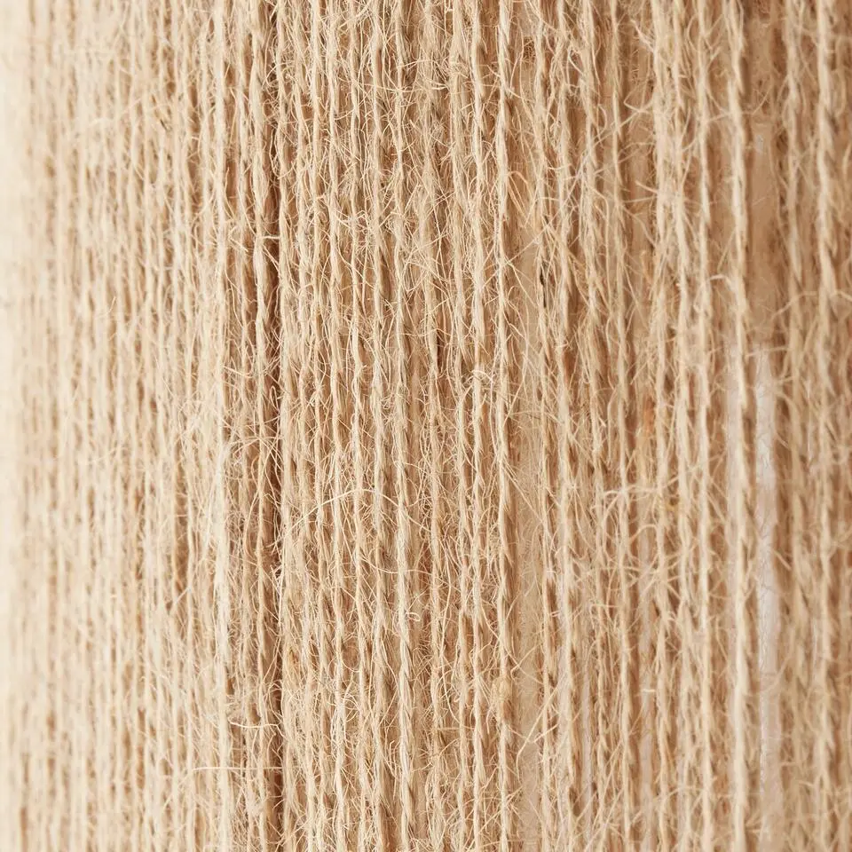 tectake Hanglamp Allegra van jute in boho-stijl, 40W, Natuur
