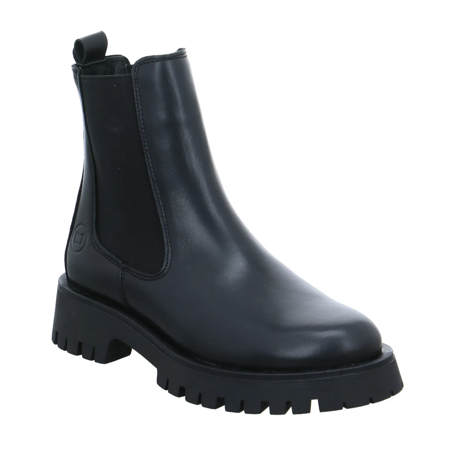SCHUHENGEL Boot Schwarz Leder