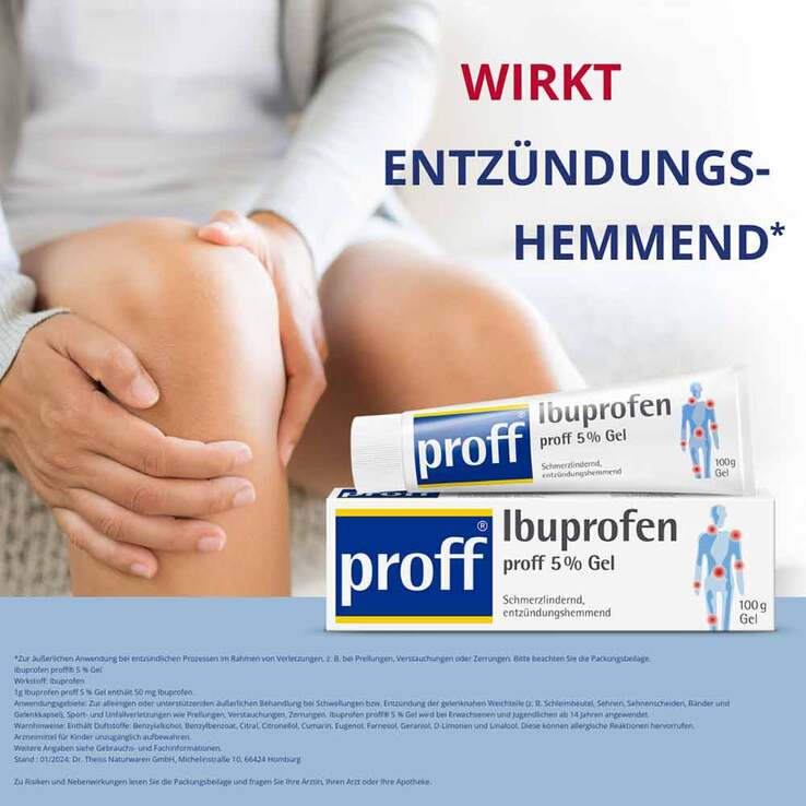 Ibuprofen proff 5% Gel, 100 g