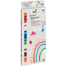 Marqueurs textiles medium 'Junior', set de 18