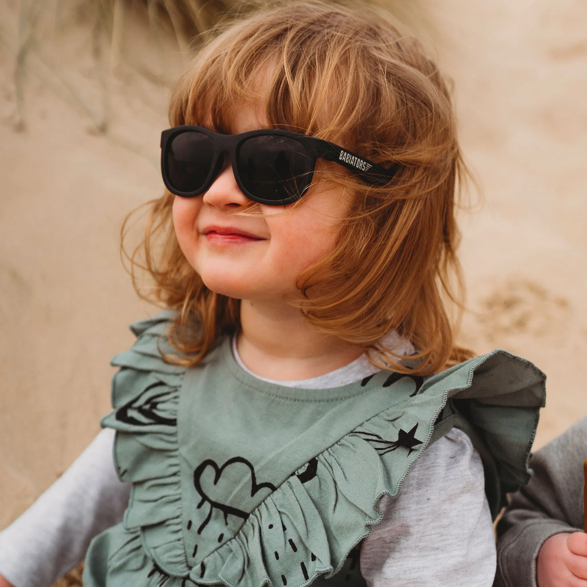Babiators Lunette de Soleil Navigateur Noire 3-5ans