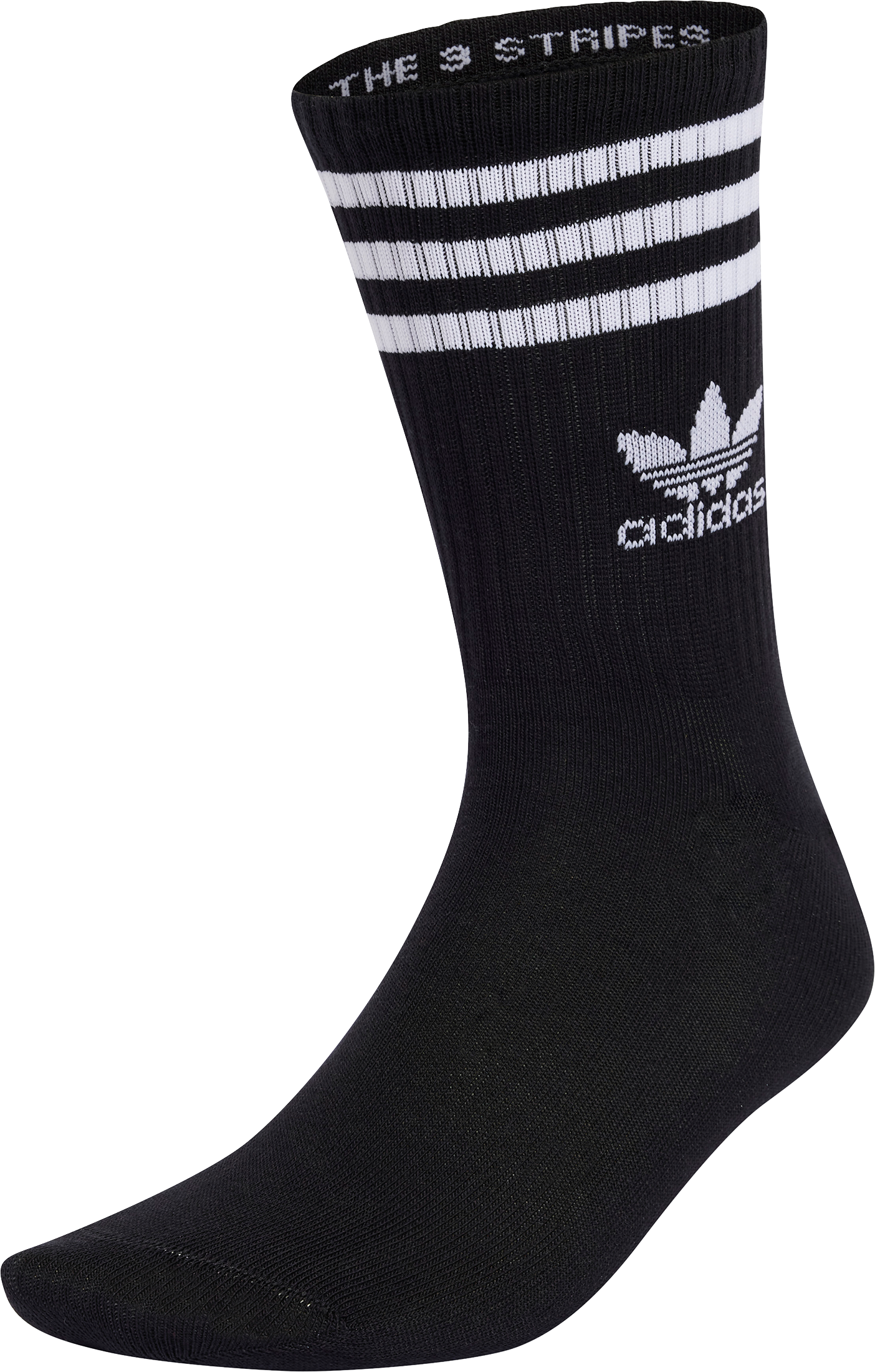 adidas Originals 3-Stripes Crew 6 Pairs Socken Schwarz