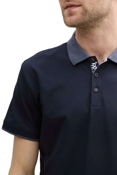 Tom Tailor blauwe heren polo
