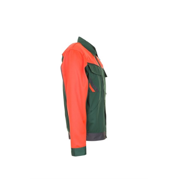 Visline V1 Arbejdsjakke grøn / orange / skifer