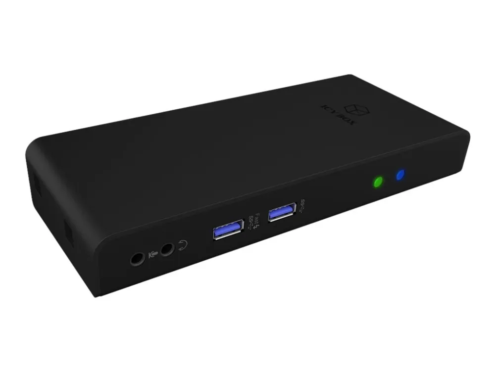 ICY BOX IB-DK2251AC - Dockingstation - USB-C / USB 3.0 - 2 x HDMI - 1GbE