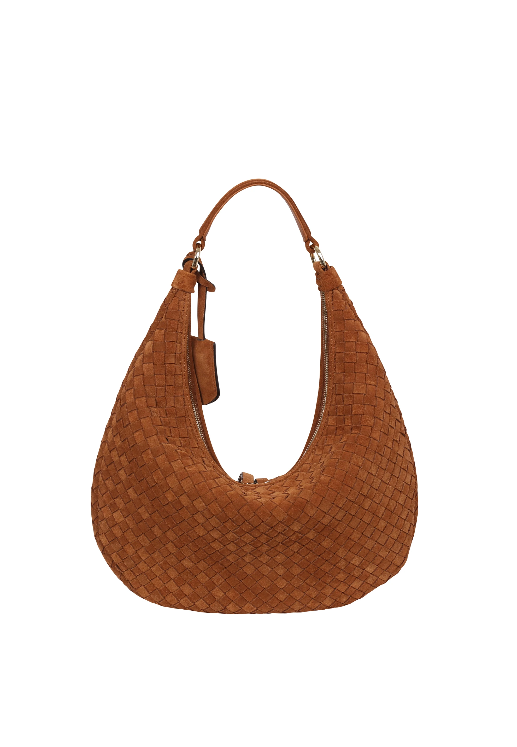 Hobo NANA small Leather Suede woven Standard