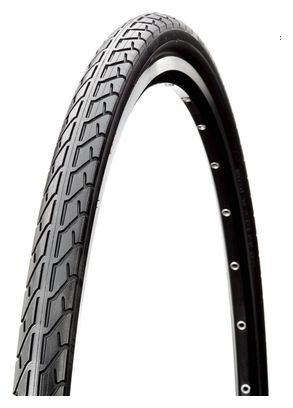 CST Pneu extérieur Breaker 28 x 1 1/4 Noir avec lignes réfléchissantes