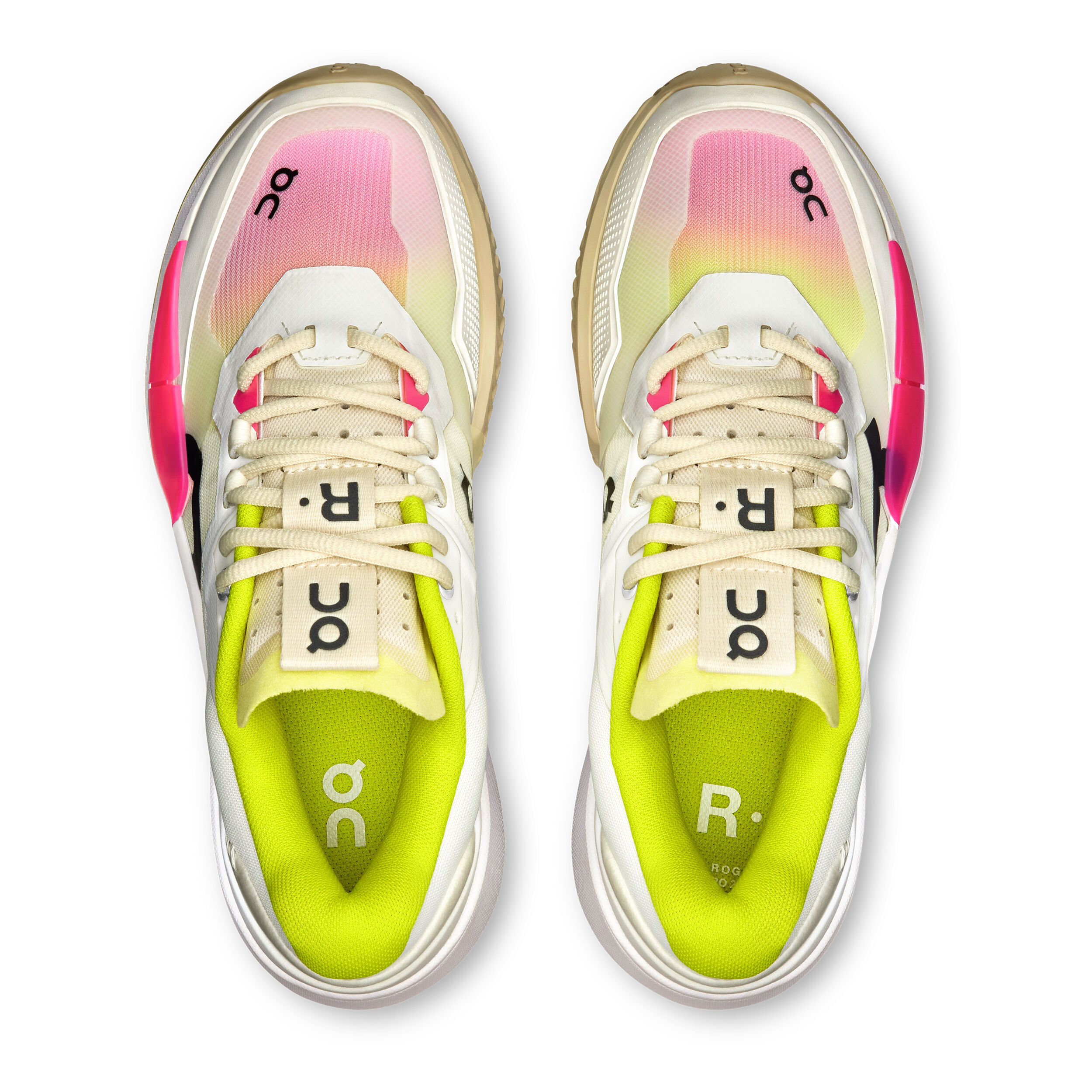 On The Roger Pro 2 Chaussures Toutes Surfaces Femmes - Blanc , Jaune
