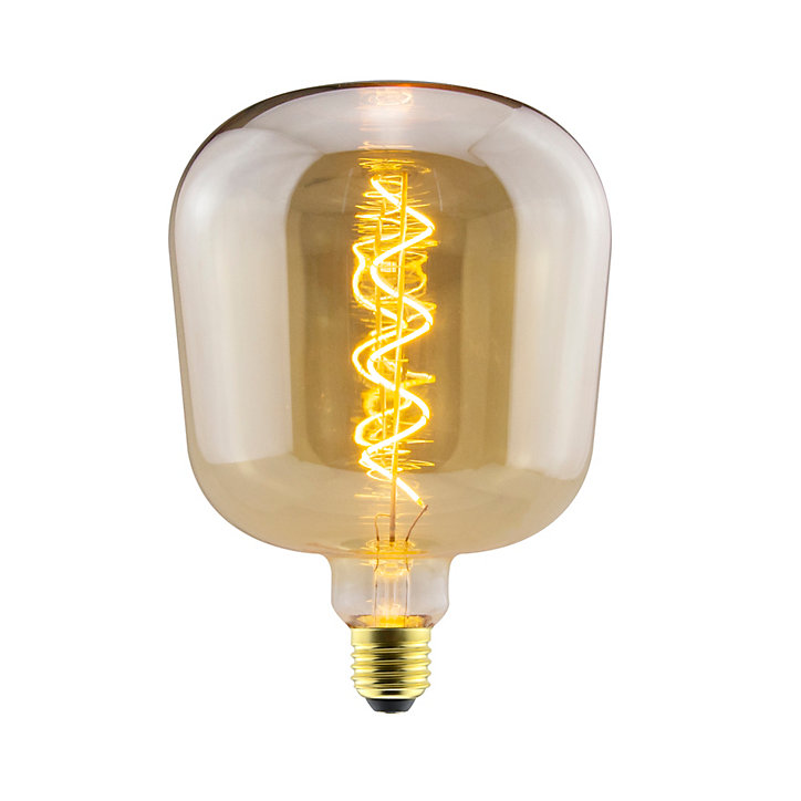 Ampoule LED E27 boule à filament spirale ambré blanc chaud Jacobsen