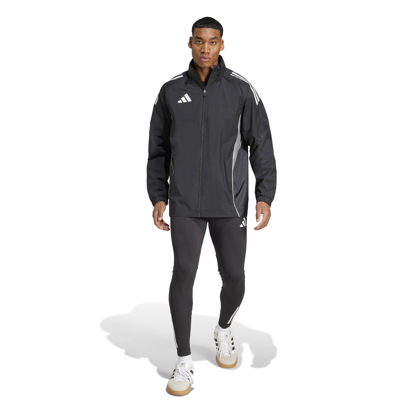 Adidas Tiro 25 Competition Allweather Jack Zwart Grijs