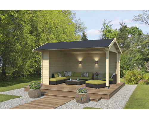 Gazebo Outdoor Life San Diego 425 x 300 cm natuurlijk