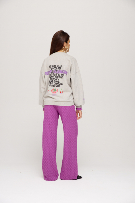 Harper & Yve grijze dames sweater