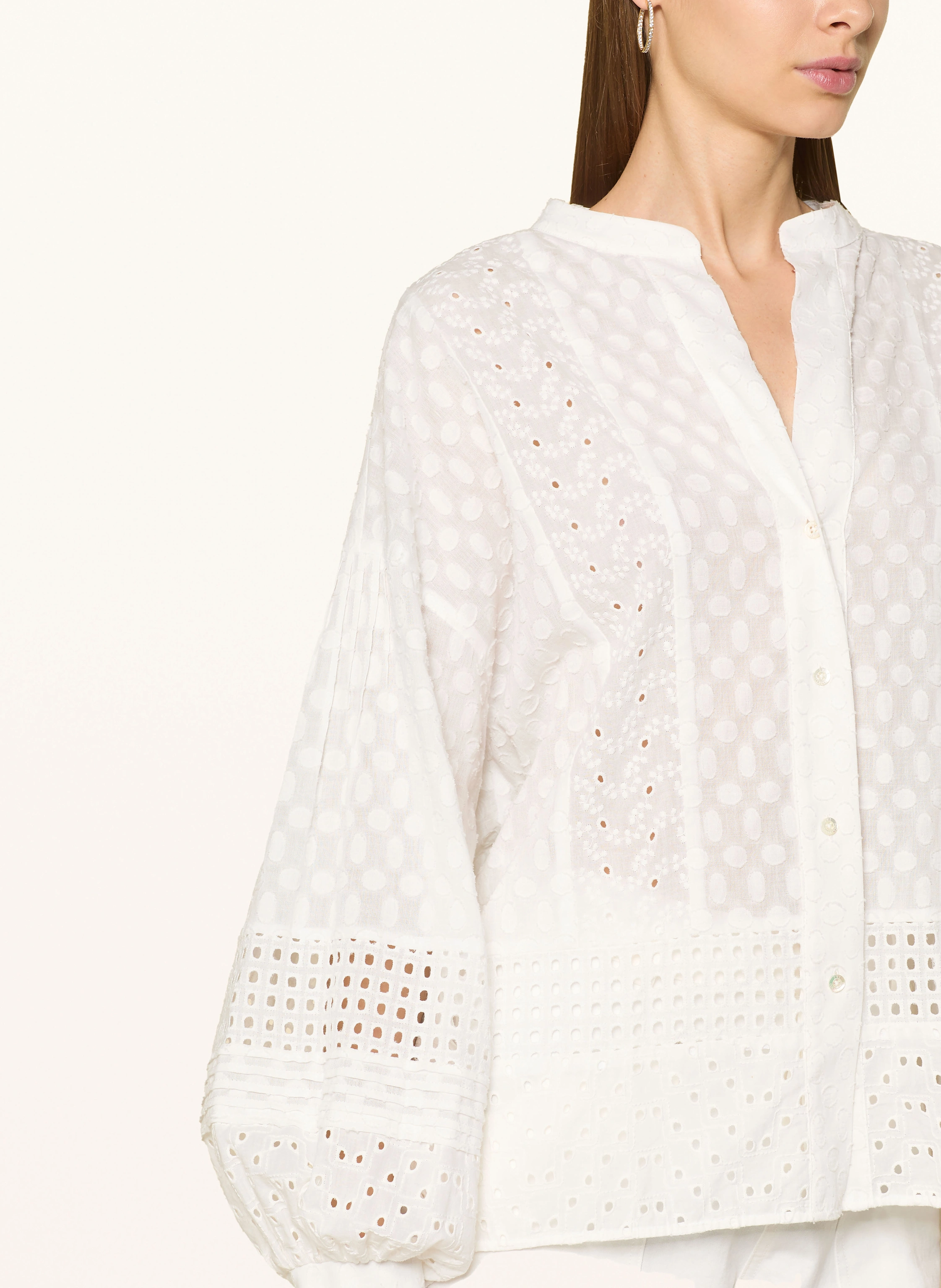 IVI collection Bluse aus Lochspitze
